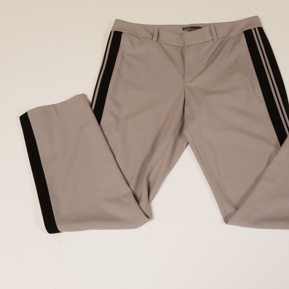 Vince Gray Trouser with Black Tuxedo stripe size 8 - Picture 5 of 11
